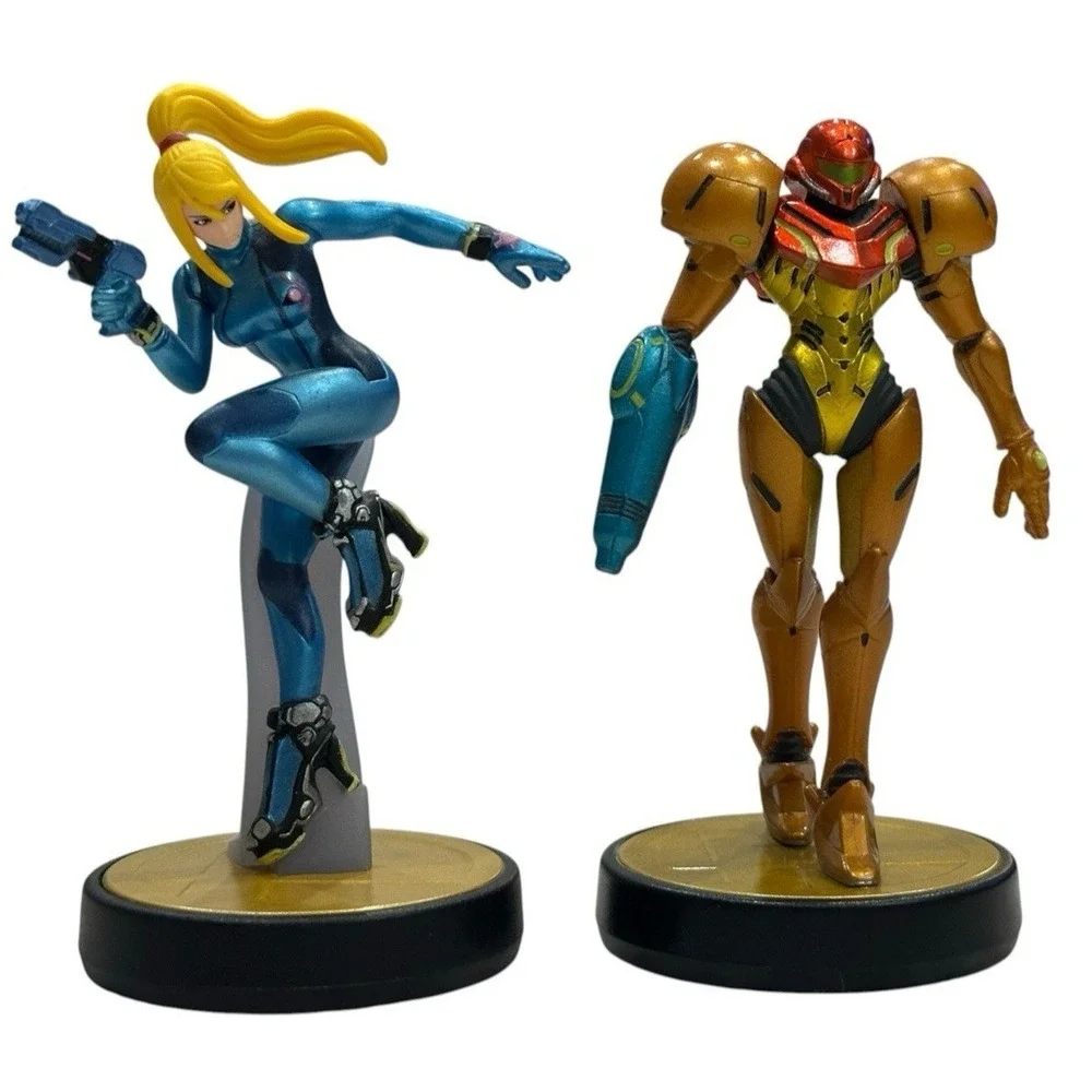 Metroid Amiibo Lot Of 2 Zero Suit & Samus